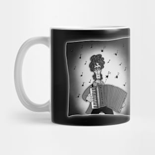 Wrong note... Accordion. Grey. Mug